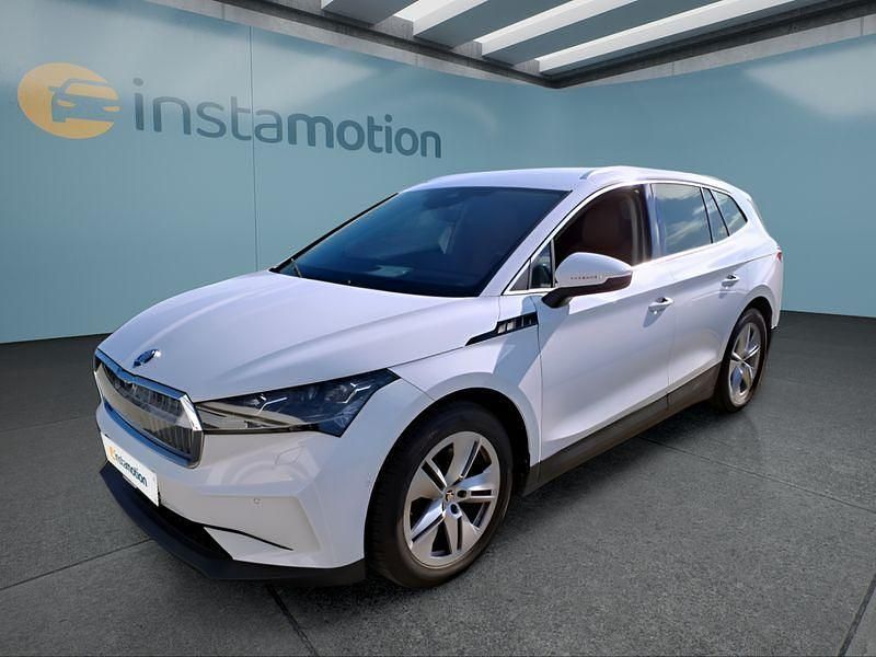 Weiß Gebraucht 2022 Skoda Enyaq iV SUV | 33.699 € (Guter Preis) - Bild 1/4