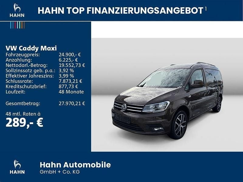 Gebraucht VW Caddy Maxi Comfortline 131 PS (96 kW) 2020 Braun Van / Kleinbus
