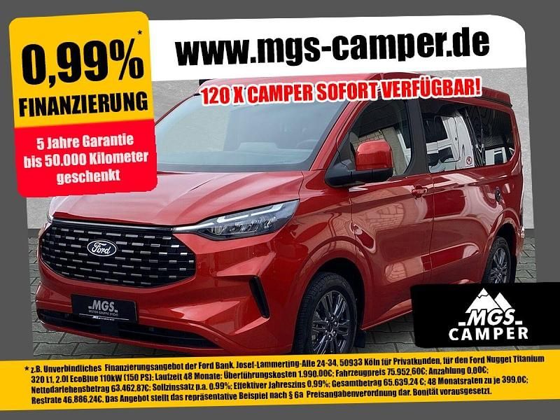 Artisan red metallic Neu 2025 Ford Tourneo Custom Nugget Limousine | 63.490 € (Fairer Preis) - Bild 1/4