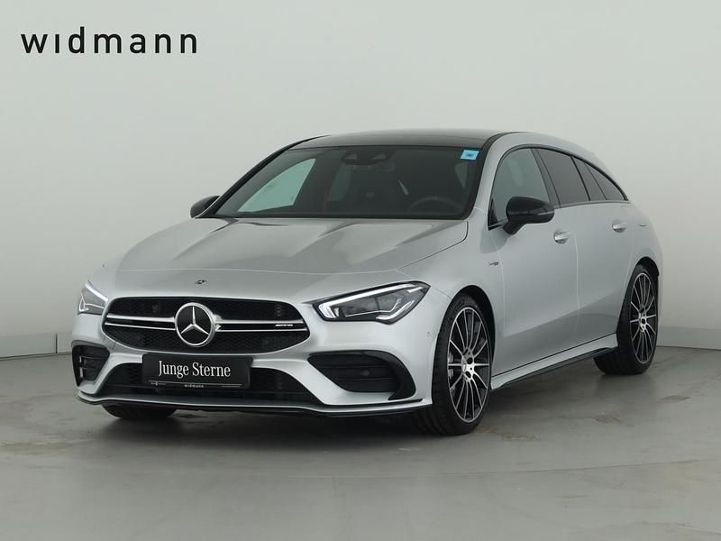 Iridiumsilber metallic Gebraucht 2023 Mercedes CLA35 AMG AMG Kombi | 45.850 € (Fairer Preis) - Bild 1/4