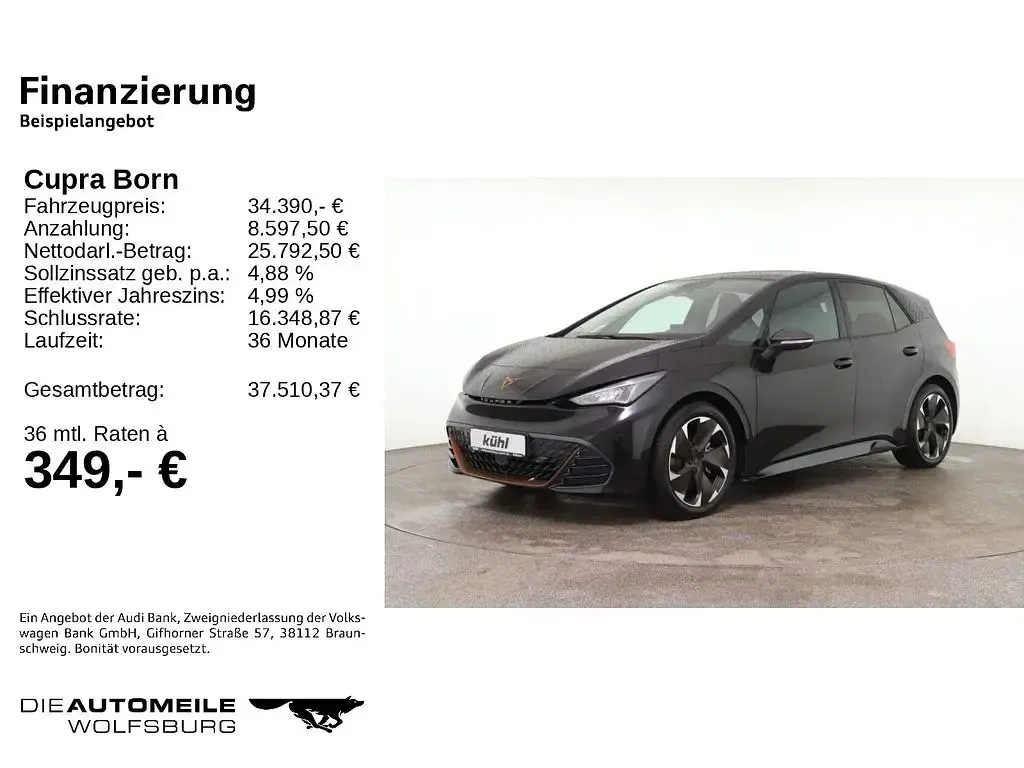 Gebraucht Cupra Born 169 kW (231 PS) 2025 Mythosschwarz Kleinwagen