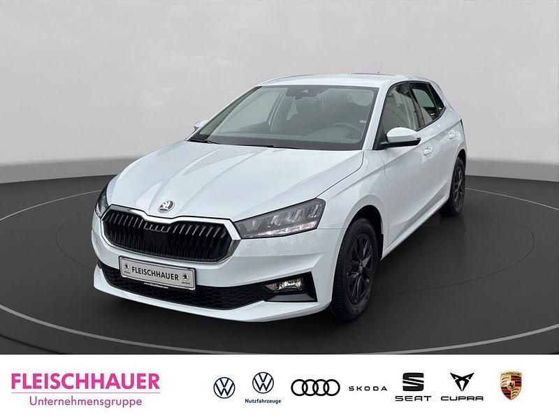 Moonweiss metallic Neu 2025 Skoda Fabia Selection Kleinwagen | 21.590 € (Teuer) - Bild 1/4