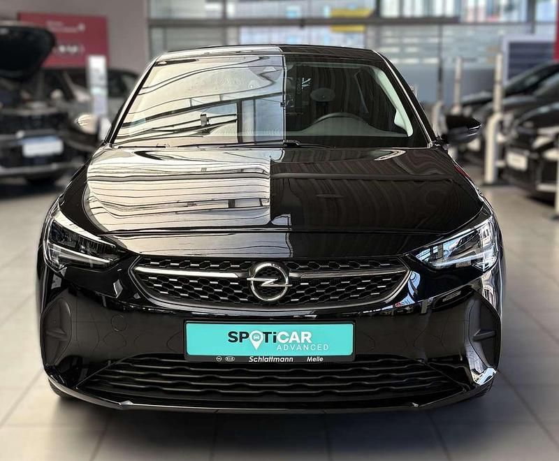 Gebraucht Opel Corsa-e Elegance 100 kW (136 PS) 2022 Diamant schwarz/karbon schwarz Kleinwagen