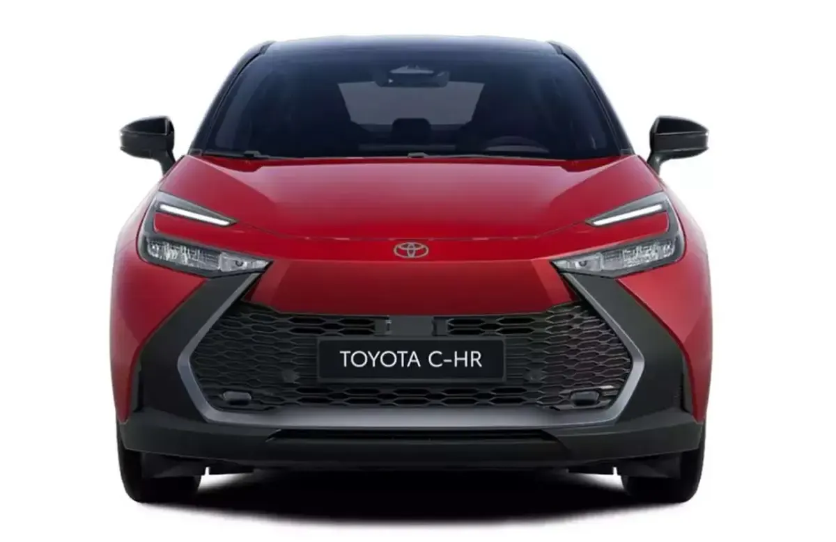 Neu Toyota C-HR 140 PS (102 kW) 2025 Karminarot metallic / dach SUV