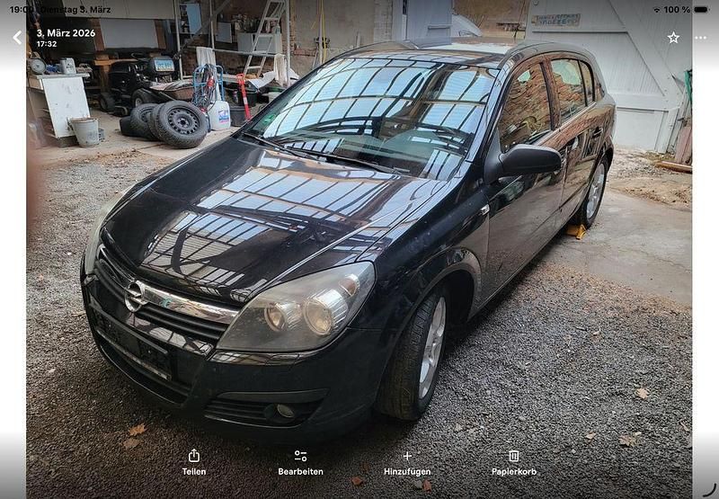 Gebraucht Opel Astra 125 PS (91 kW) 2006 Schwarz Limousine