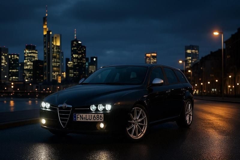 Schwarz Gebraucht 2008 Alfa Romeo 159 Ti Kombi | 2.900 € (Fairer Preis) - Bild 1/4