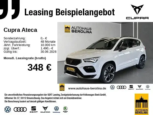 Neu Cupra Ateca 190 PS (139 kW) 2026 Weiß SUV