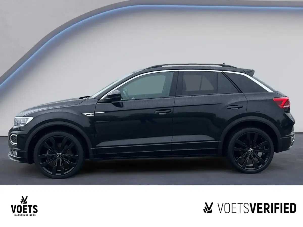 Gebraucht VW T-Roc R-line 150 PS (110 kW) 2021 Schwarz SUV