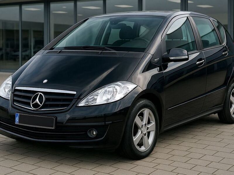 Schwarz Gebraucht 2008 Mercedes A170 Limousine | 3.500 € (Fairer Preis) - Bild 1/4