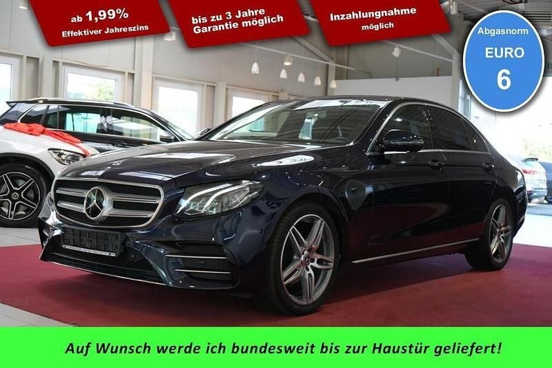 Blau Gebraucht 2018 Mercedes E220 Avantgarde Limousine | 23.800 € (Guter Preis) - Bild 1/4