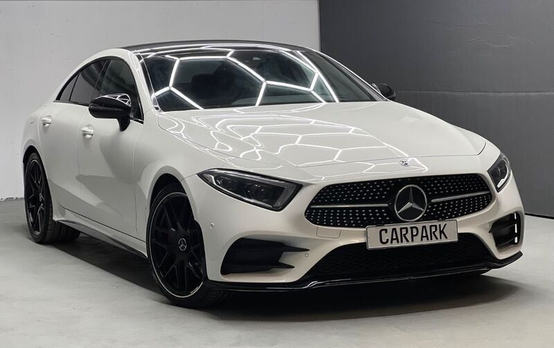 Polarweiss unilack Gebraucht 2019 Mercedes CLS300 AMG Limousine | 46.900 € (Teuer) - Bild 1/4