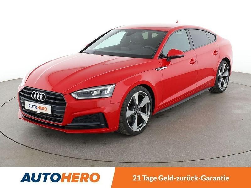 Rot Gebraucht 2019 Audi A5 Sportback S-Line Limousine | 24.510 € (Superpreis) - Bild 1/3