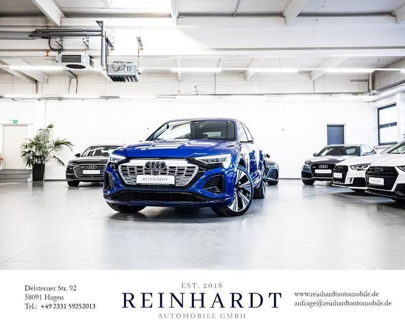 Ultrablau metallic Gebraucht 2023 Audi Q8 e-tron S-Line SUV | 51.630 € - Bild 1/4