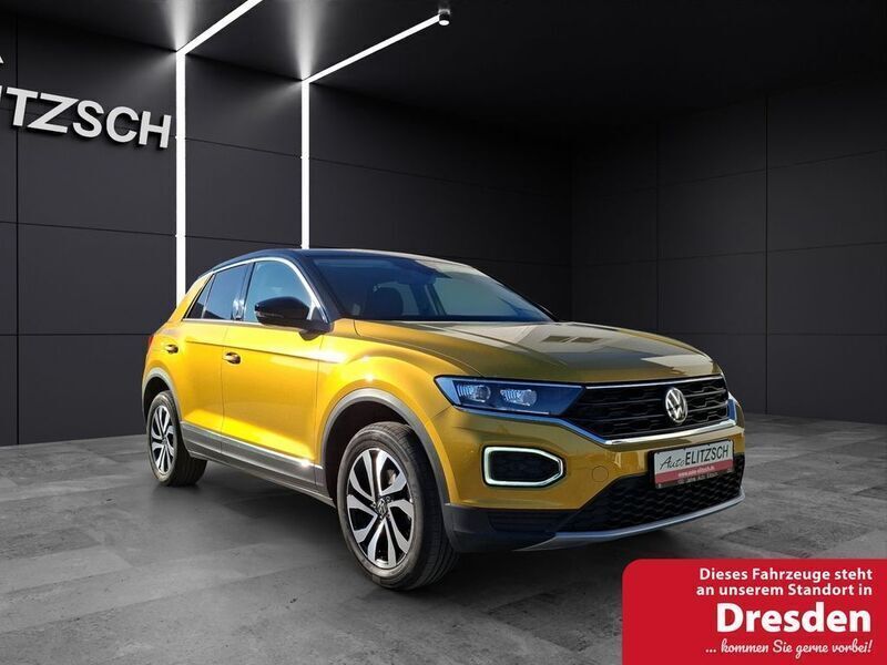 Gelb Gebraucht 2021 VW T-Roc Active SUV | 23.950 € (Guter Preis) - Bild 1/4