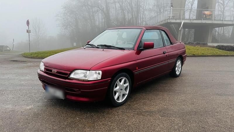 Rot Gebraucht 1991 Ford Escort Cabriolet Cabrio | 3.400 € - Bild 1/4