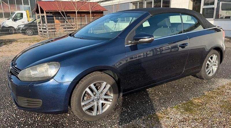 Gebraucht VW Golf Cabriolet Basis 105 PS (77 kW) 2012 Blau Cabrio
