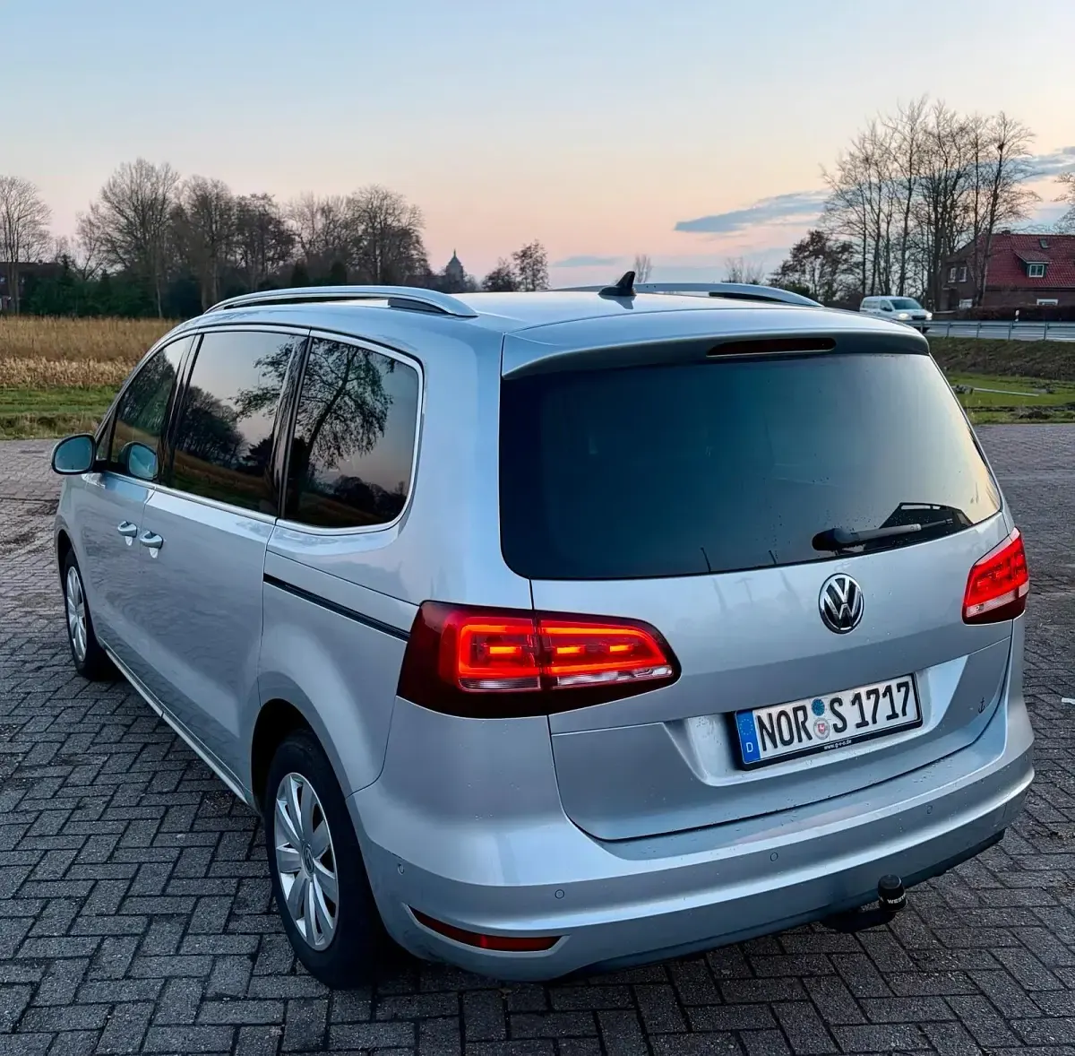 Brugt VW Sharan Highline 220 HK (161 kW) 2018 Sølv MPV