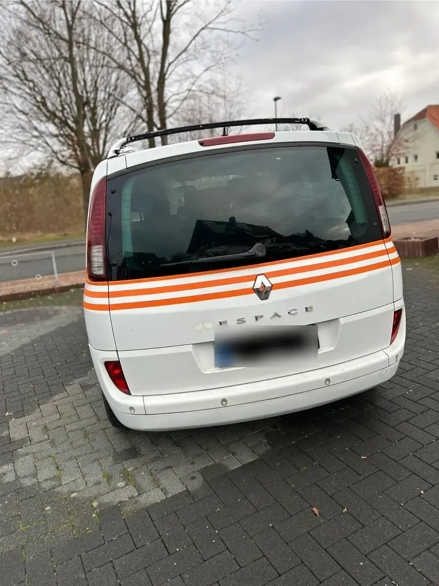 Gebraucht Renault Espace 150 PS (110 kW) 2012 Weiß Van / Kleinbus
