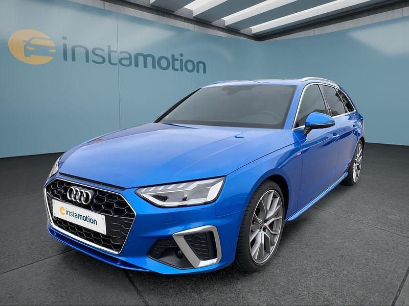 Blau Gebraucht 2022 Audi A4 S-Line Kombi | 40.949 € - Bild 1/4