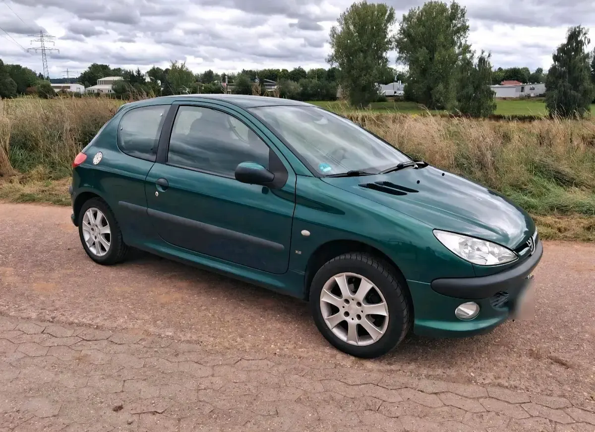 Gebraucht Peugeot 206 75 PS (55 kW) 2002 Grün Kleinwagen