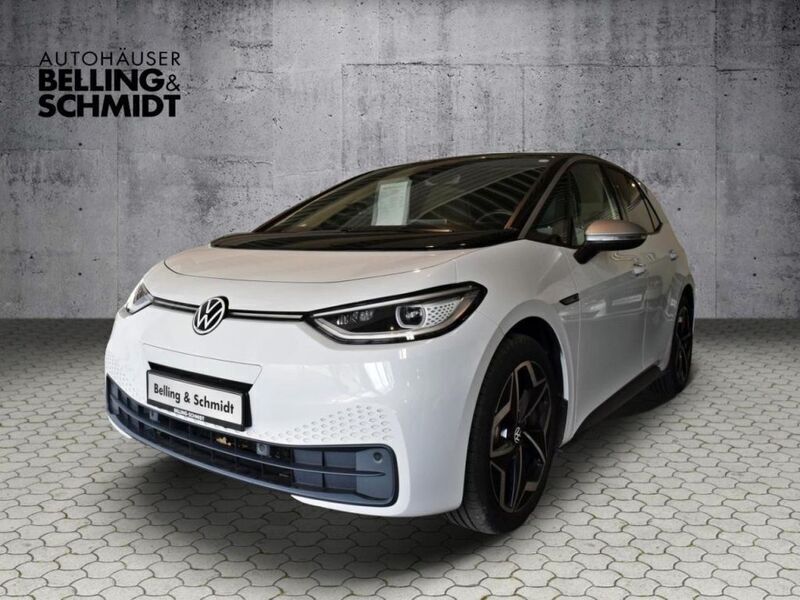 Gletscherweiss (metallic) Gebraucht 2020 VW ID.3 Pro Kleinwagen | 19.990 € (Superpreis) - Bild 1/4
