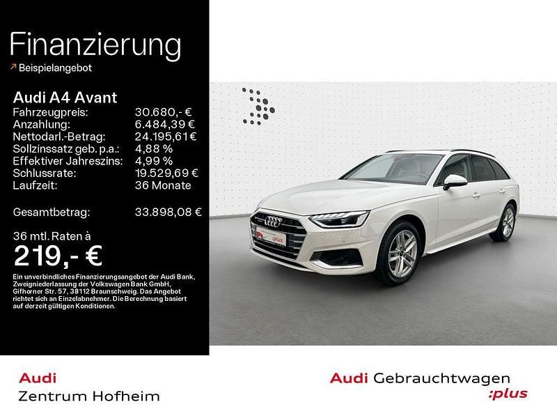 Gebraucht Audi A4 Advanced 204 PS (150 kW) 2022 Weiß Kombi