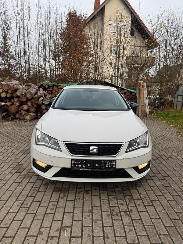 Usata Seat Leon 116 CV (85 kW) 2017 Bianco Berlina