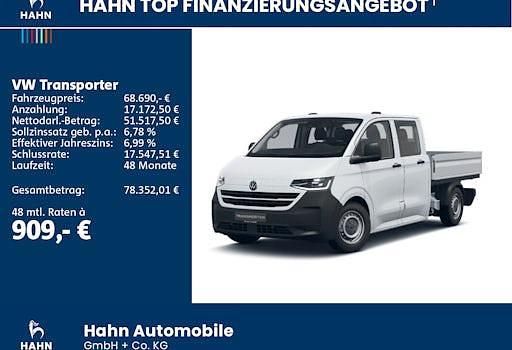 Neu VW Transporter 150 PS (110 kW) 2026 Weiß Van