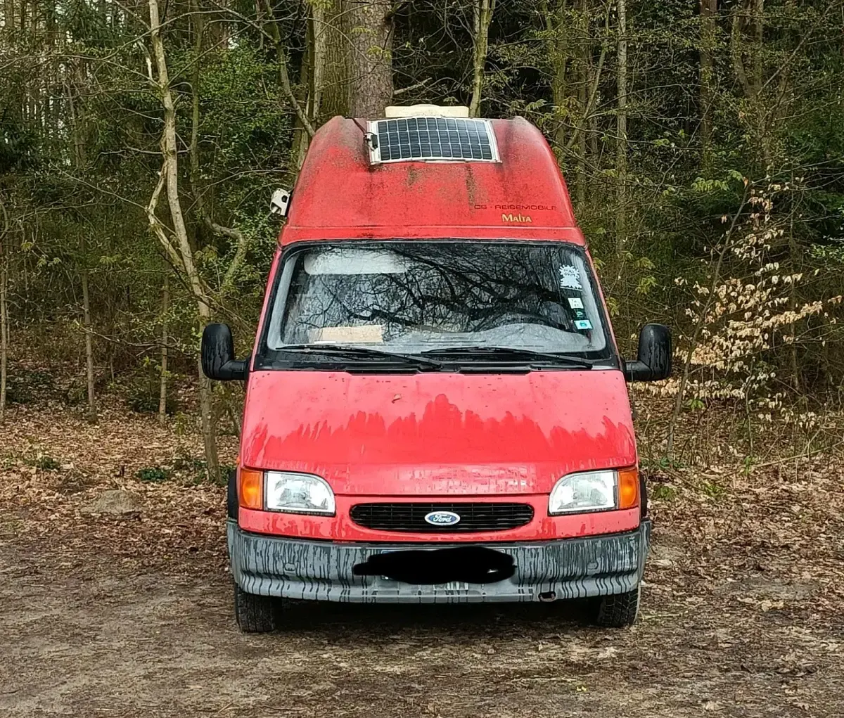Gebraucht Ford Transit 69 PS (50 kW) 1997 Rot Van
