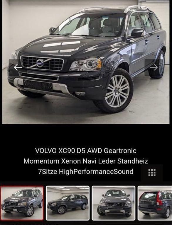 Gebraucht Volvo XC90 Momentum 200 PS (147 kW) 2012 Grau SUV