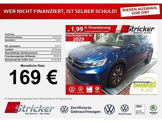 Reef blue metallic (metallic) Gebraucht 2024 VW Taigo Goal SUV | 20.800 € (Fairer Preis) - Bild 1/3