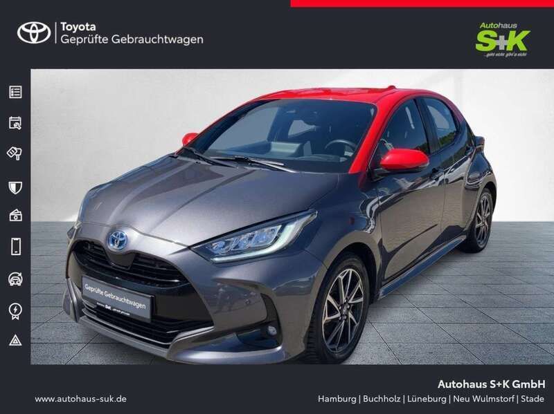 Marlingrau (grau) Gebraucht 2021 Toyota Yaris Hybrid Basis Kleinwagen | 19.990 € (Guter Preis) - Bild 1/4