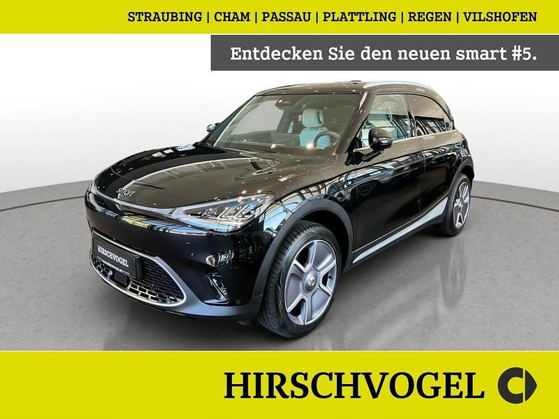 Schwarz schwarz metallic Gebraucht 2024 Smart #1 Edition #1 SUV | 26.810 € (Superpreis) - Bild 1/4