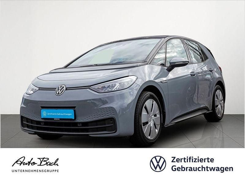 Grau (mondsteingrau/schwarz) Gebraucht 2023 VW ID.3 Pro Performance Kleinwagen | 24.740 € (Guter Preis) - Bild 1/4