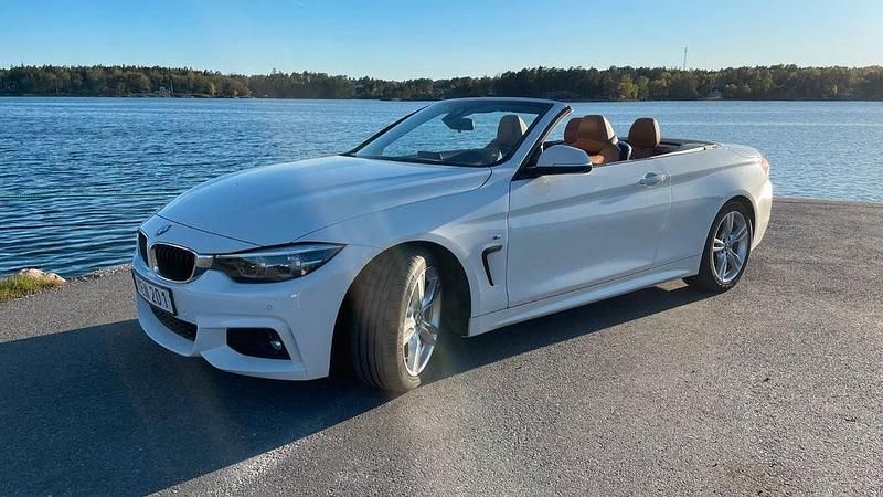 Weiß Gebraucht 2018 BMW 420 M Sport Cabrio | 25.400 € (Fairer Preis) - Bild 1/4