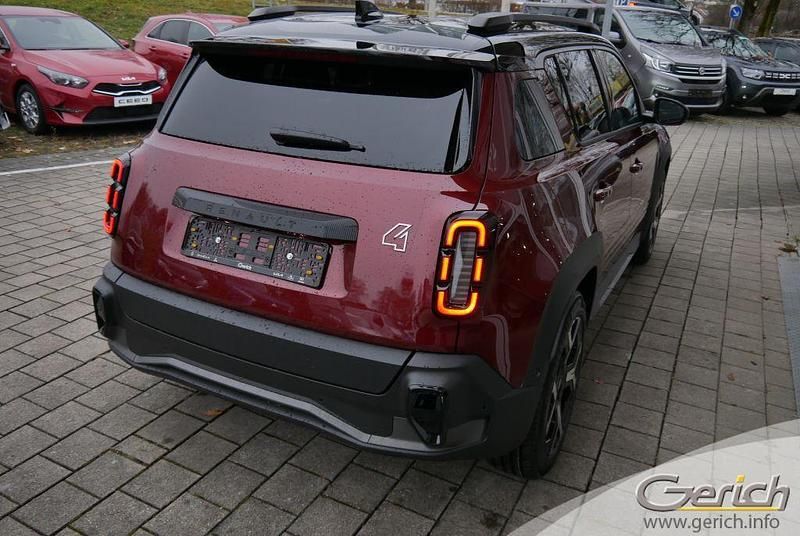 Neu Renault 4 E-Tech Komfort 110 kW (150 PS) 2025 Karmesinrot, schwarzes dach SUV