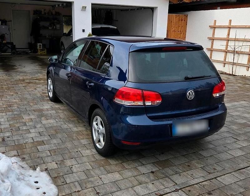 Gebraucht VW Golf VI Match 2012 Blau Kleinwagen