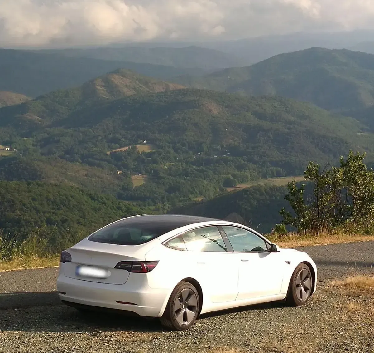 Usado Tesla Model 3 Standard Range Plus 242 kW (330 CV) 2021 Blanco Berlina