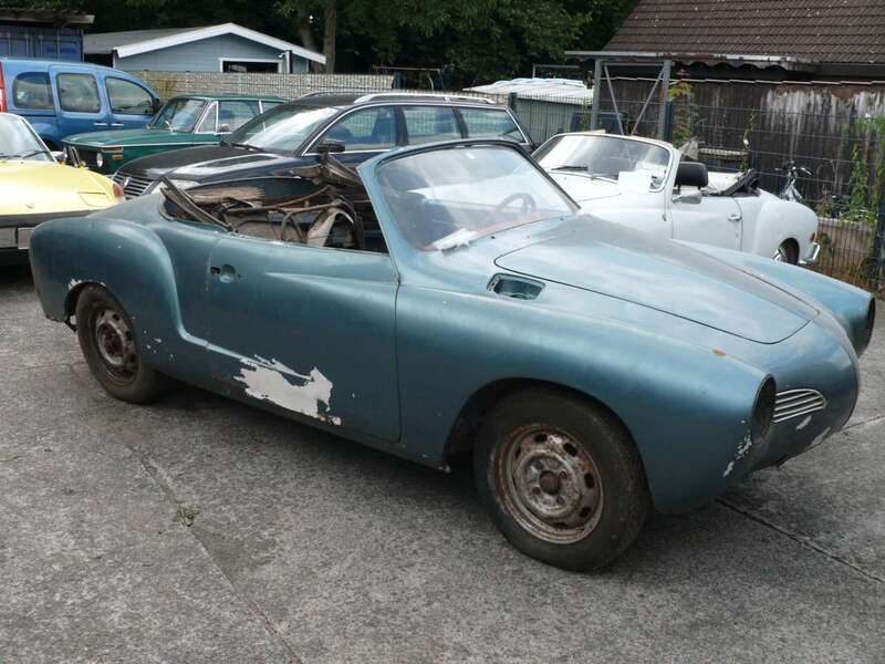 Grün Gebraucht 1968 VW Karmann Ghia Karmann Cabrio | 10.500 € - Bild 1/4