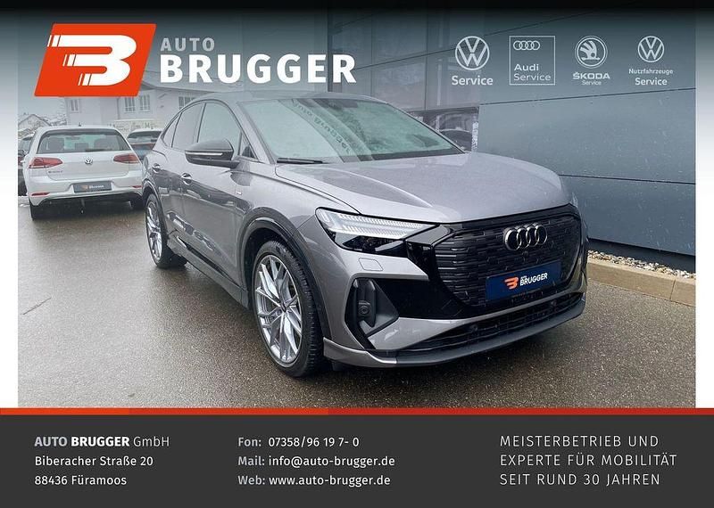 Grau Gebraucht 2023 Audi Q4 Sportback e-tron S-Line SUV | 38.850 € (Fairer Preis) - Bild 1/4