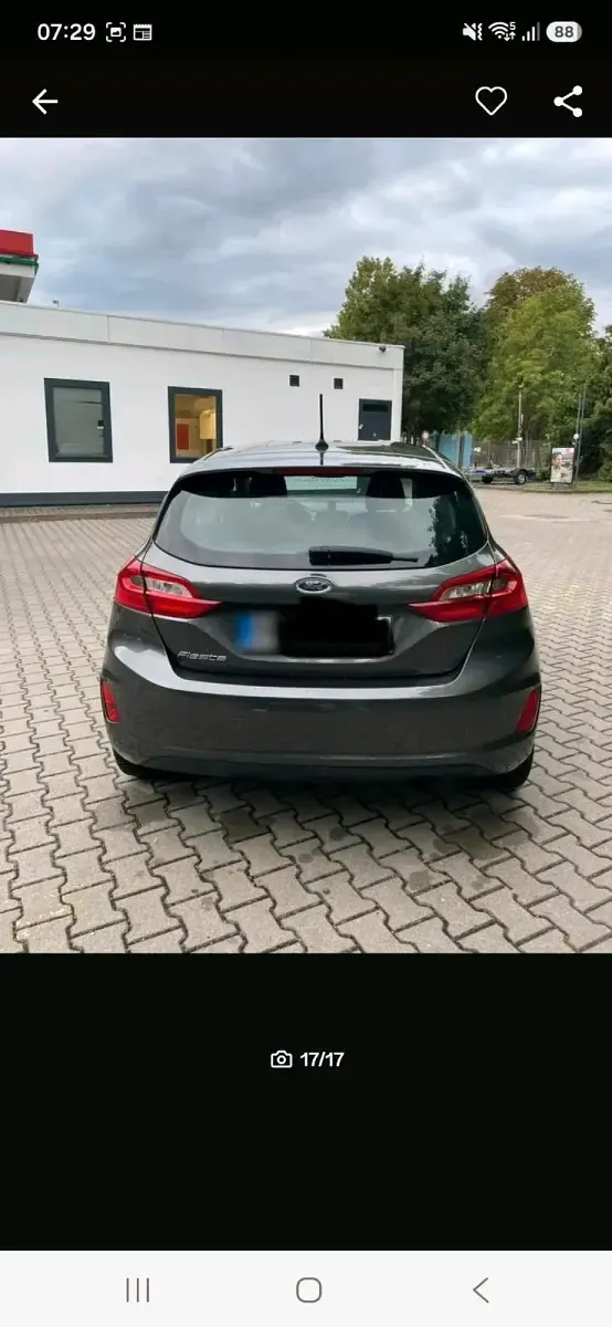 Gebraucht Ford Fiesta 95 PS (69 kW) 2019 Grau Kleinwagen