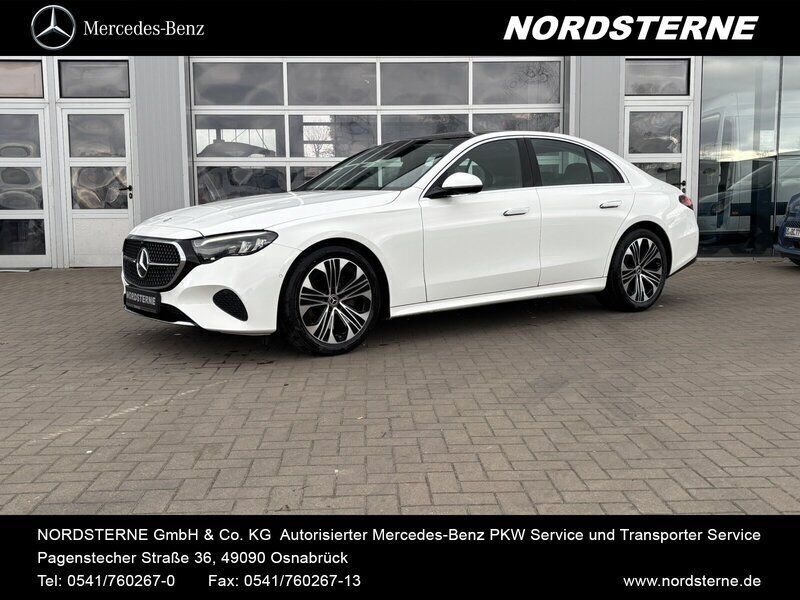Unilack polarweiß Gebraucht 2023 Mercedes E220 Avantgarde Limousine | 54.888 € - Bild 1/4