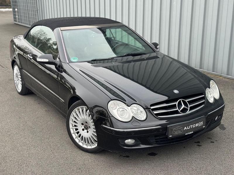 Schwarz Gebraucht 2008 Mercedes CLK350 Cabrio | 8.999 € (Guter Preis) - Bild 1/4