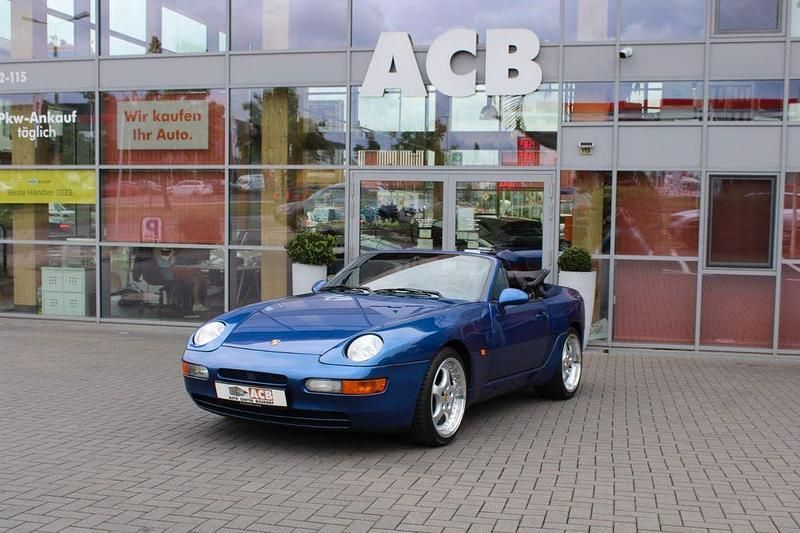 Cobaltblau metallic Gebraucht 1992 Porsche 968 Cabrio | 29.968 € - Bild 1/4