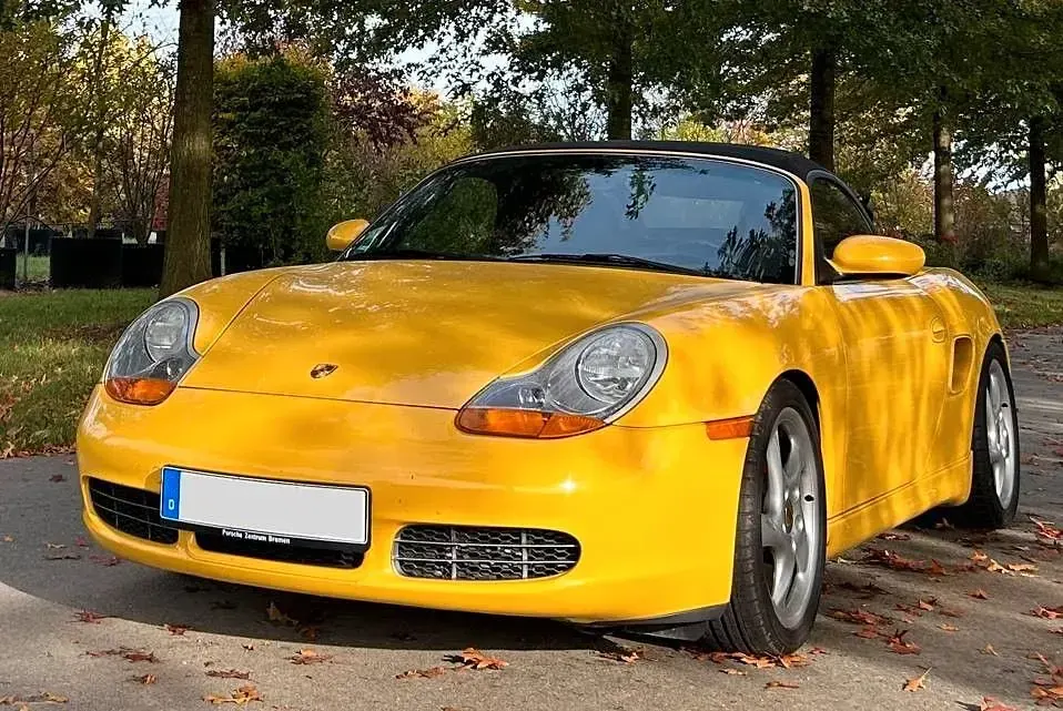 Gebraucht Porsche Boxster S 252 PS (185 kW) 2002 Gelb Cabrio