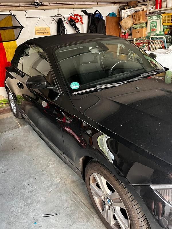 Schwarz Gebraucht 2008 BMW 118 Cabriolet Cabrio | 5.400 € (Superpreis) - Bild 1/4