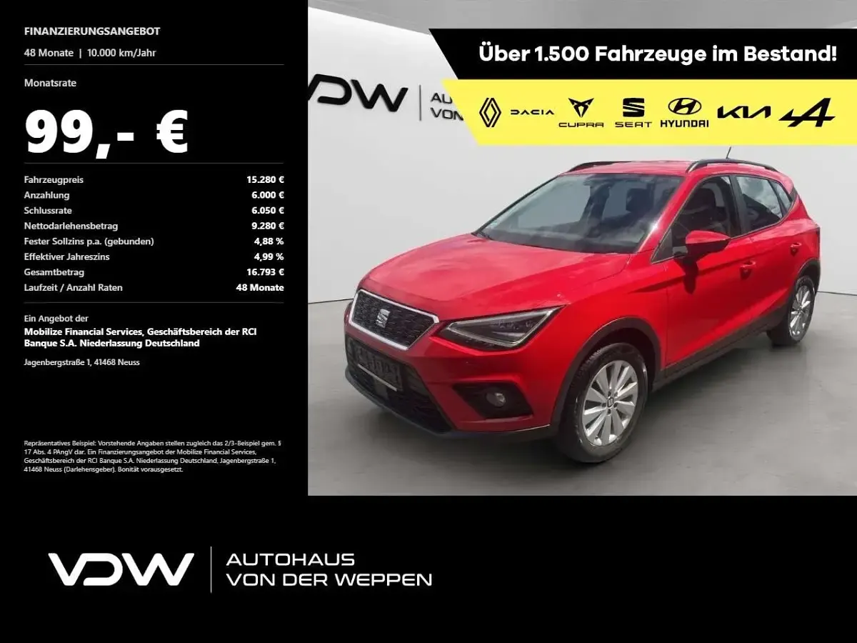 Gebraucht Seat Arona Style 110 PS (80 kW) 2021 SUV