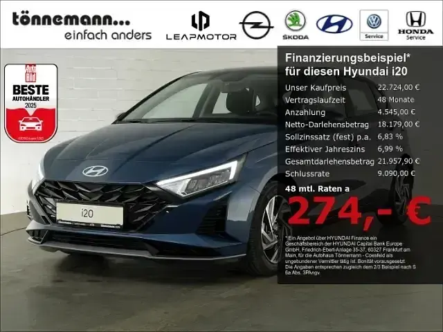 Gebraucht Hyundai i20 Trend 101 PS (74 kW) 2025 Kleinwagen