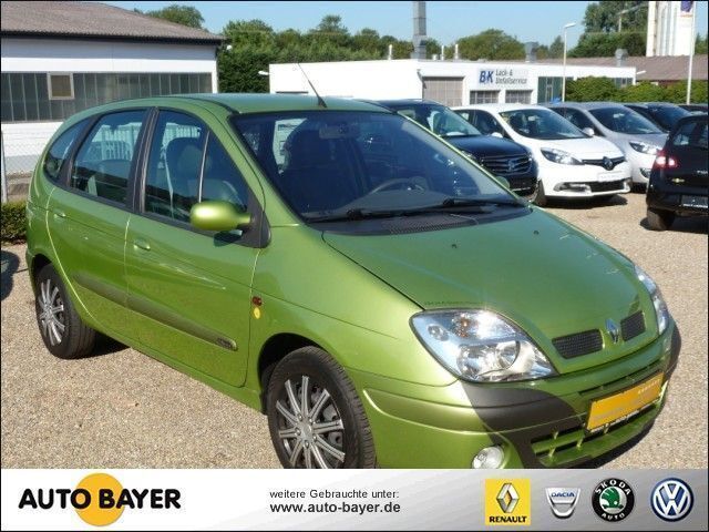 Gebraucht Renault Scénic Expression 107 PS (78 kW) 2002 Grün metallic Van / Kleinbus