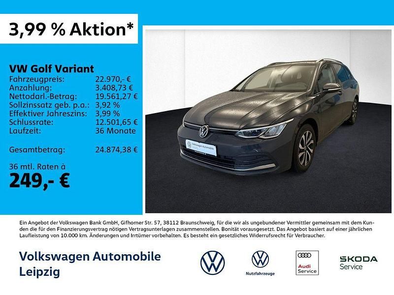 Grau Gebraucht 2022 VW Golf VIII Active Kombi | 22.970 € (Fairer Preis) - Bild 1/3